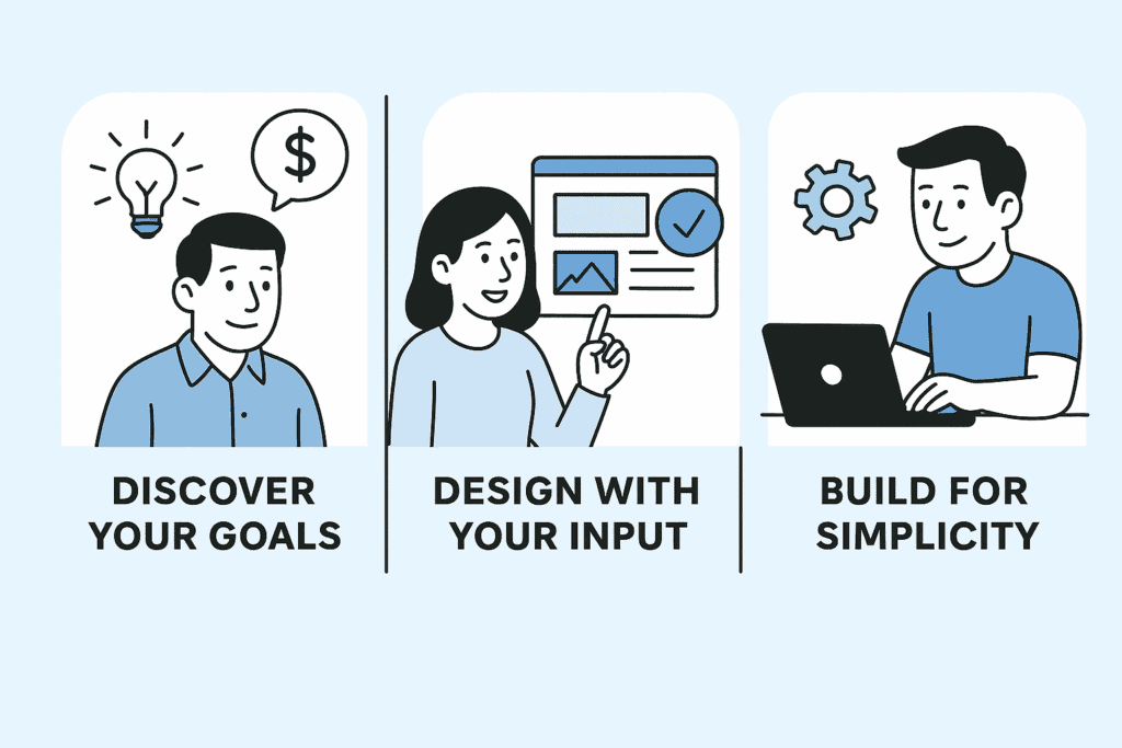 the small business web design process