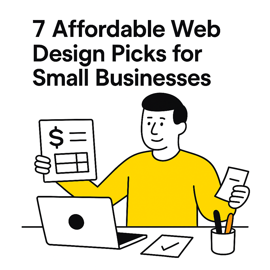 Affordable web design for small business customer that just got his website